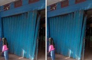 Miris, Kondisi Rolling Door di Pasar Shopping Center Kayuagung Rusak Berat
