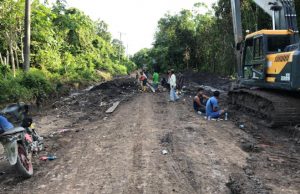 Jadi Atensi Pj. Bupati OKI, Perbaikan Jalan Cengal-Sungai Jeruju Dipercepat
