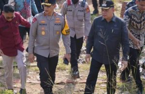 Pj. Bupati Muba Dampingi Kapolda Sumsel Pantau Langsung Lokasi Illegal Drilling