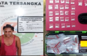 Sat Narkoba Polres OKI Amankan 27 Paket Sabu dari Tangan Pria Asal Sungai Menang