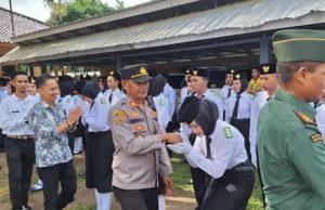 Pengukuhan dan Pelantikan Paskibraka Angkatan XXVII Berlangsung di SMAN 1 Kayuagung