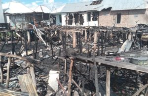 Jelang Sholat Jumat, 3 Rumah di Tulung Selapan OKI Hangus Terbakar
