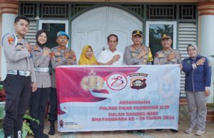Datangi Kediaman Purnawirawan Polri, Ini Harapan Kapolres OKI