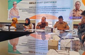 DPMPTSP OKI Gelar FGD Penyusunan Standar Pelayanan Penyelenggaraan Perizinan Berusaha