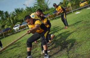 Kemeriahan Sambut HUT Bhayangkara ke-78, Polres OKI Gelar Olahraga Bersama Hingga Perlombaan