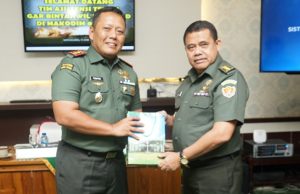 Pusterad Adakan Asistensi Teknis Penyelenggaraan Bintahwil di Kodim 0402/OKI
