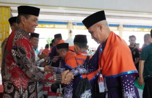 253 CJH OKI Gelombang Kedua Diberangkatkan ke Tanah Suci Mekkah