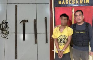 Polsek Pampangan Ungkap Kasus Pencurian Mesin Pompa Air di Desa Sepang