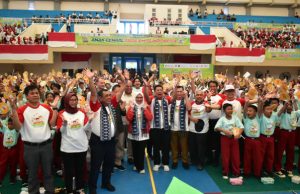 Program Genius Diluncurkan, Ribuan Siswa SD di OKI Dapat Makan Bergizi Gratis