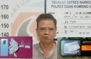 Pengedar Sabu di Kampung Baru Berhasil Diamankan Satres Narkoba Polres OKI