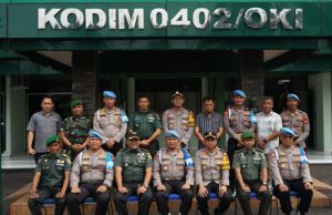 Karo Provos Divpropam Polri Kunjungan Kerja ke Kodim 0402/OKI