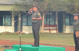 Ini yang Disampaikan Dandim 0402/OKI Saat Menjadi Irup Upacara Bulanan