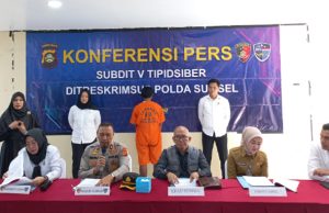 Bekerjasama dengan Amerika, Polda Sumsel Tangkap Pemuda Asal PALI
