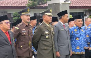 Kasdim 0402/OKI Hadiri Upacara Hari Ulang Tahun Korpri ke-53