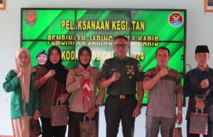 Jalin Silaturahmi, Kodim 0402/OKI Laksanakan Pembinaan dengan Mitra Karib