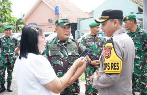 Jamin Keamanan Perayaan Natal, Dandim Laksanakan Patroli Bersama Kapolres OKI
