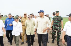 Dandim 0402/OKI-OI Dampingi Kunker Wamentan RI di Kabupaten Ogan Ilir