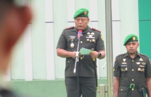 Peringati Hari Juang TNI AD, Kodim 0402/OKI Gelar Upacara