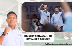 Ketua DPD PGK OKI Ajak Masyarakat Kawal Visi-Misi Bupati Muchendi 5 Tahun Kedepan