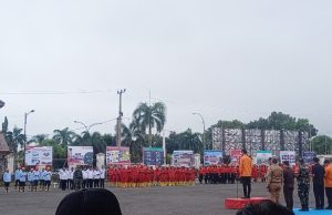 OKI Adakan Apel Siaga Karhutla, APP Group Turunkan Pasukan dan Armada Udara