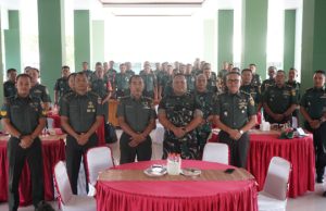 Kodim 0402/OKI-OI Terima Bimtek dari Pusterad