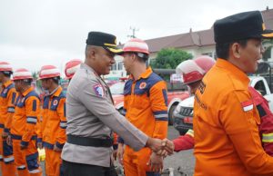 Polres OKI Tunjukkan Kesiapan Penuh dalam Apel Siaga Karhutla 2025