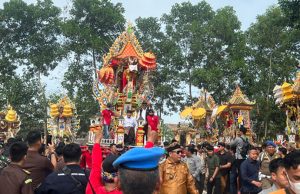 Gubernur Herman Deru Hadiri Upacara Ngaben Massal di OKI
