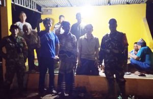 Kodim 0402/OKI Gelar Patroli Sinergitas Bersama Masyarakat di Air Sugihan