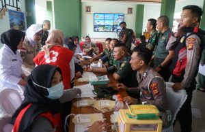 Jelang HUT TNI ke-80, Kodim 0402/OKI Gelar Donor Darah dan Pengobatan Gratis