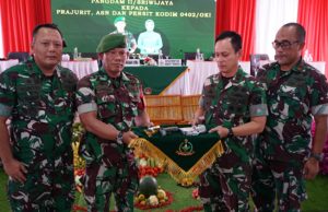 Tingkatkan Sinergitas dan Kesiapan TNI di Lapangan, Pangdam II/Sriwijaya Laksanakan Kunker ke Kodim 0402/OKI-OI