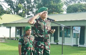 Merah Putih Berkibar di Kodim 0402/OKI-OI, Upacara 17-an Bulanan Teguhkan Semangat Patriotisme
