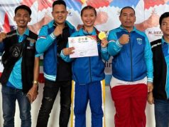 Kickboxing OKI Cetak Sejarah, Atlet Muda Putri Saskia Raih Emas Perdana
