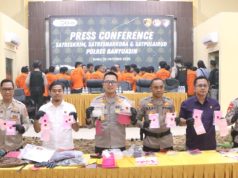 Polres Banyuasin Ungkap 34 Kasus dalam Dua Bulan, dari Narkoba Hingga Pembunuhan Berencana