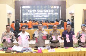 Polres Banyuasin Ungkap 34 Kasus dalam Dua Bulan, dari Narkoba Hingga Pembunuhan Berencana