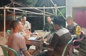 Kodim 0402/OKI-OI Perkuat Sinergi dengan Warga, Patroli Rutin Jaga Pos Kamling Tetap Hidup