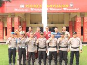 Apel Pagi Polres Banyuasin Berlangsung Khidmat, Kabag SDM Resmi Purnabakti