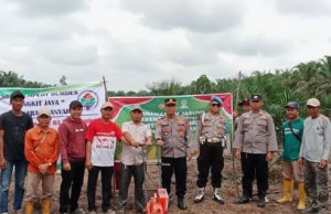 Polsek Muara Padang Gelar Penanaman Jagung Serentak Dukung Swasembada Pangan 2025