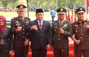 Bupati Askolani Pimpin Upacara Hari Kesaktian Pancasila di Banyuasin