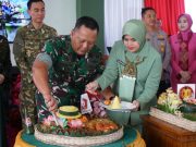 Kodim 0402/OKI-OI Rayakan HUT TNI ke-80 dengan Doa dan Pemotongan Tumpeng
