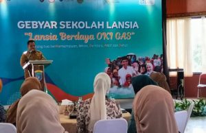 Wabup Supriyanto Resmikan Gebyar Sekolah Lansia Kabupaten OKI 2025