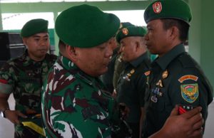 Khidmat, Kodim 0402/OKI-OI Gelar Kenaikan Pangkat dan Purnabakti Prajurit