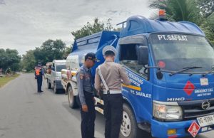 Dishub PALI Gelar Razia ODOL di Penukal Utara, 11 Kendaraan Terjaring