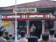 Apel Gelar Pasukan Operasi Zebra Musi 2025 Digelar di Mapolsek Kayuagung