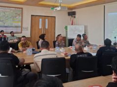 Jelang Nataru, Waskita dan Polres OKI Bahas Contraflow Tol Kayuagung–Palembang