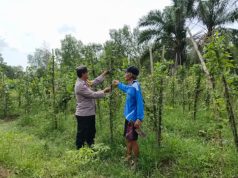 Bhabinkamtibmas Polsek Makarti Jaya Gerakkan Masyarakat Dukung Program Pangan Nasional