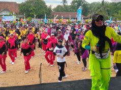 Dispora OKI Ajak Masyarakat Hidup Sehat Lewat Senam Massal di Mulya Jaya