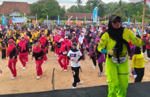 Dispora OKI Ajak Masyarakat Hidup Sehat Lewat Senam Massal di Mulya Jaya