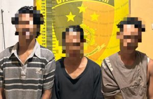 Curi Besi Tower, Trio Pencuri Dibekuk Polsek Mariana