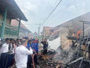 Rumah di Kayuagung Ludes Terbakar, Warga Heboh Lihat Asap Membubung