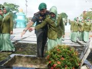 Peringati Hari Juang TNI AD 2025, Kodim 0402/OKI-OI Gelar Ziarah Nasional di TMP Kesuma Bangsa Kayuagung